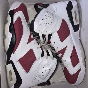 Jordan Retro Basketball Sneakers White Red Black